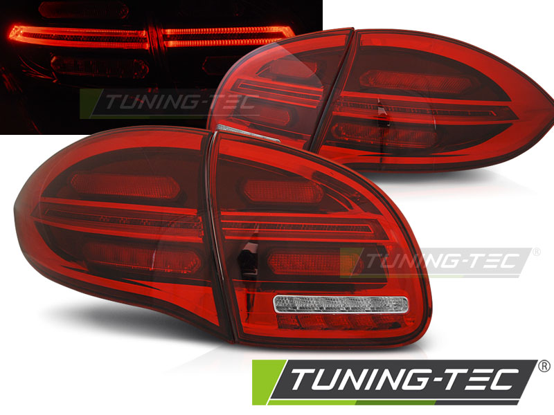 Voll LED Rückleuchten für Porsche Cayenne 958 92A Bj. 10-14 Rot