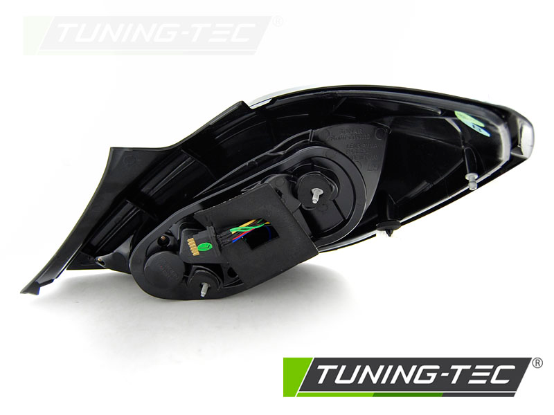 LED Lightbar Rückleuchten für Opel Corsa D (3-Türer) Bj. 06-14 Rot/Smoke
