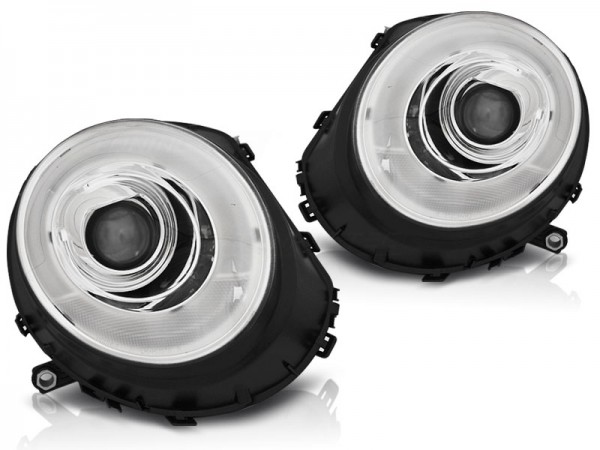 Scheinwerfer LED Tagfahrlicht Optik für Mini One Cooper Bj. 06-14 Chrom LTI