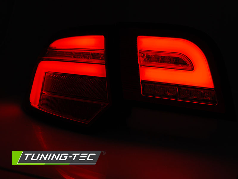 Voll LED Lightbar Rückleuchten für Audi A3 8P Sportback Bj. 04-08 Rot/Smoke dynamischer Blinker