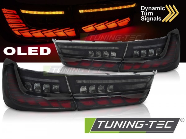 LED Rückleuchten für BMW 3er G20 Bj. 19-22 Smoke dynamischer Blinker in OLED Technik