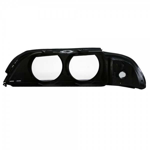 Scheinwerfer Streuscheiben Set für BMW 5er E39 Bj. 95-00 Schwarz