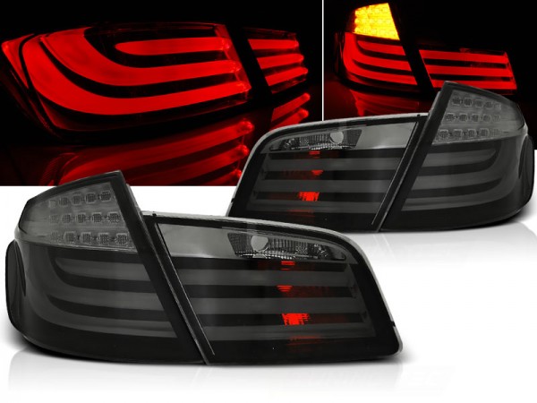 LED Lightbar Rückleuchten für BMW F10 Bj. 10-13 Smoke LED Blinker