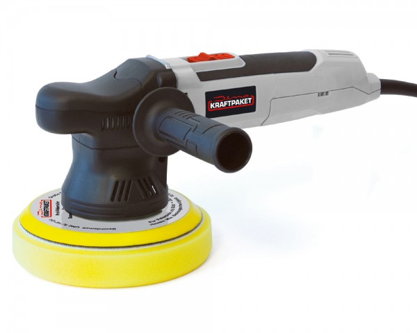 Dino KRAFTPAKET 640220 Exzenter Poliermaschine 9mm Profi Set 1600-6400U/min