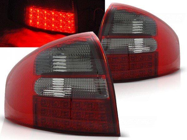 LED Rückleuchten für Audi A6 C5 4B Limo Bj. 97-04 Rot/Smoke