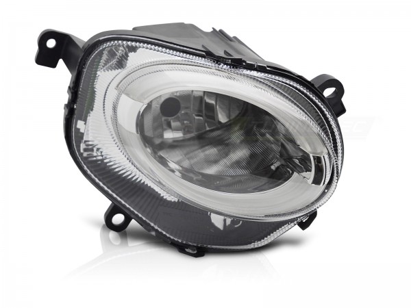 Scheinwerfer Halogen Rechts für Fiat 500 500C Bj. 2015- Fernlicht Tagfahrlicht