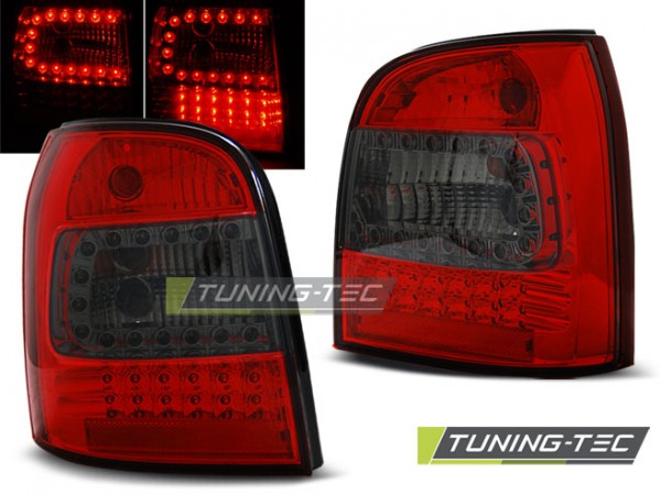 LED Rückleuchten für Audi A4 B5 Avant Bj. 94-01 Rot/Smoke