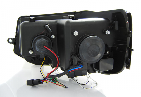 Scheinwerfer DRL LED Tagfahrlicht für VW T5 GP Facelift Bj. 10-15 Chrom