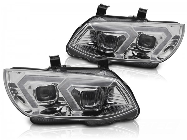 Xenon Scheinwerfer LED Tagfahrlicht für BMW E92 E93 ohne AFS Bj. 10-13 Chrom