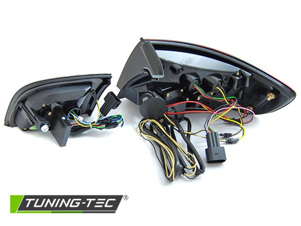 Voll LED Lightbar Rückleuchten für Audi A3 8P Sportback Bj. 08-12 Rot/Chrom dynamischer Blinker