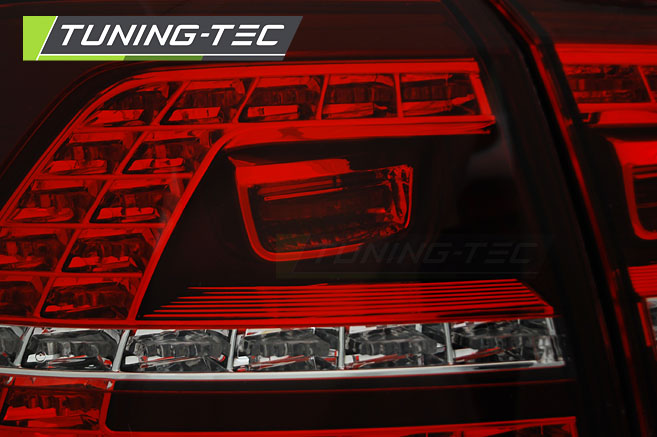 LED Rückleuchten für VW Golf 7 (VII) Limo Bj. 12-17 Rot/Chrom dynamischer Blinker
