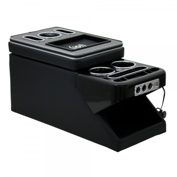 Staufach Mittelkonsole für Mercedes Vito / V-Klasse W447 mit LED Beleuchtung USB und Induktion