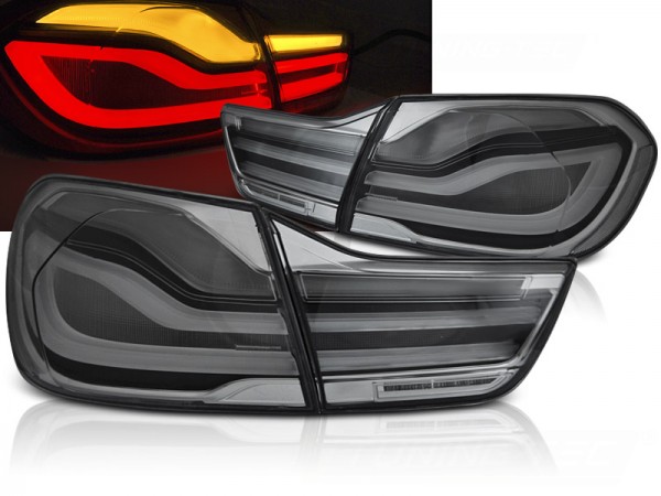 Voll LED Lightbar Rückleuchten für BMW F32 F33 F82 Bj. 2013-2016 Smoke