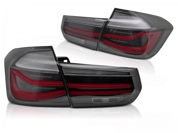 LED Lightbar Rückleuchten für BMW F30 Limo Bj. 11-19 Smoke dynamischer Blinker