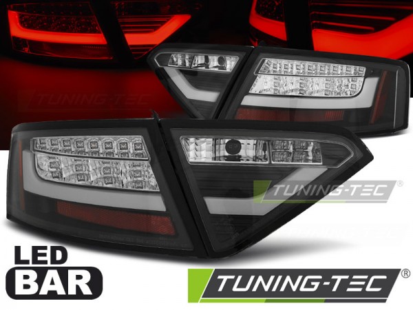 LED Lightbar Rückleuchten für Audi A5 Coupe Sportback Bj. 07-11 Schwarz