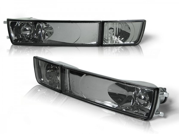 Frontblinker Set Smoke für VW Golf 3 / Vento mit Nebelscheinwerfer Dummy