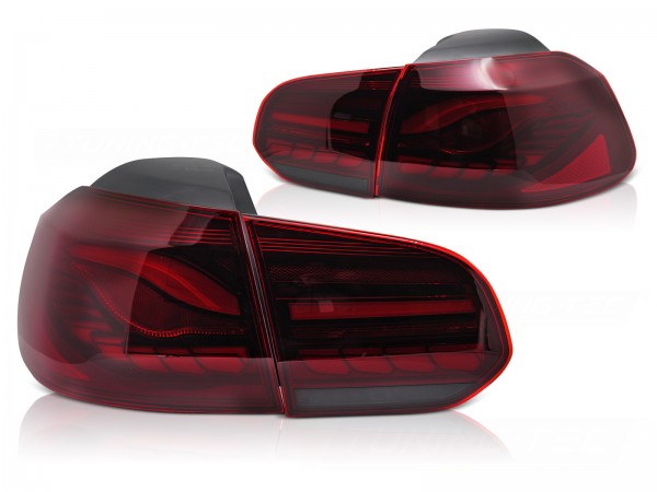 Voll LED Rückleuchten für VW Golf 6 VI Bj. 08-12 Rot in OLED Technik