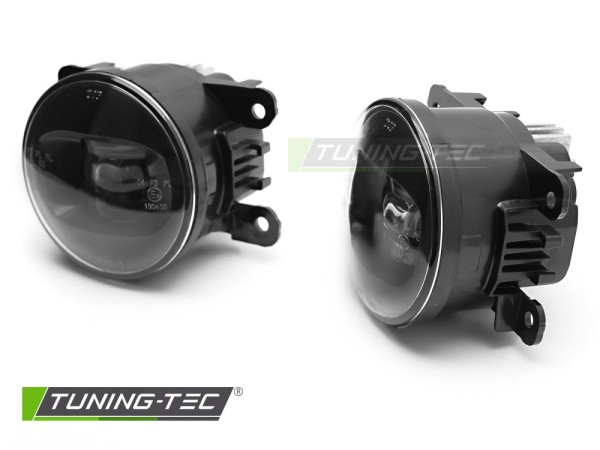 LED Nebelscheinwerfer Set Schwarz für Dacia Duster Logan Sandero Solenza
