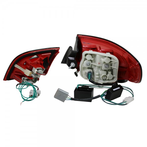 LED Lightbar Rückleuchten für Audi A3 8P Sportback Bj. 04-08 Rot/Smoke