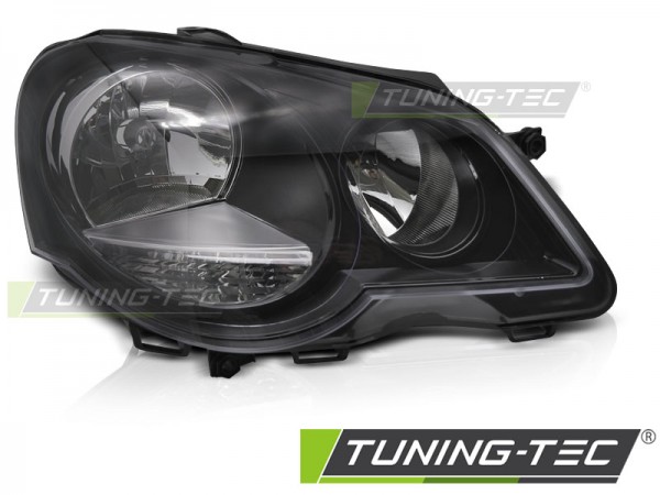 Scheinwerfer Halogen Rechts für VW Polo 9N3 Bj. 05-09 inkl. GTI Stellmotor H1 H7