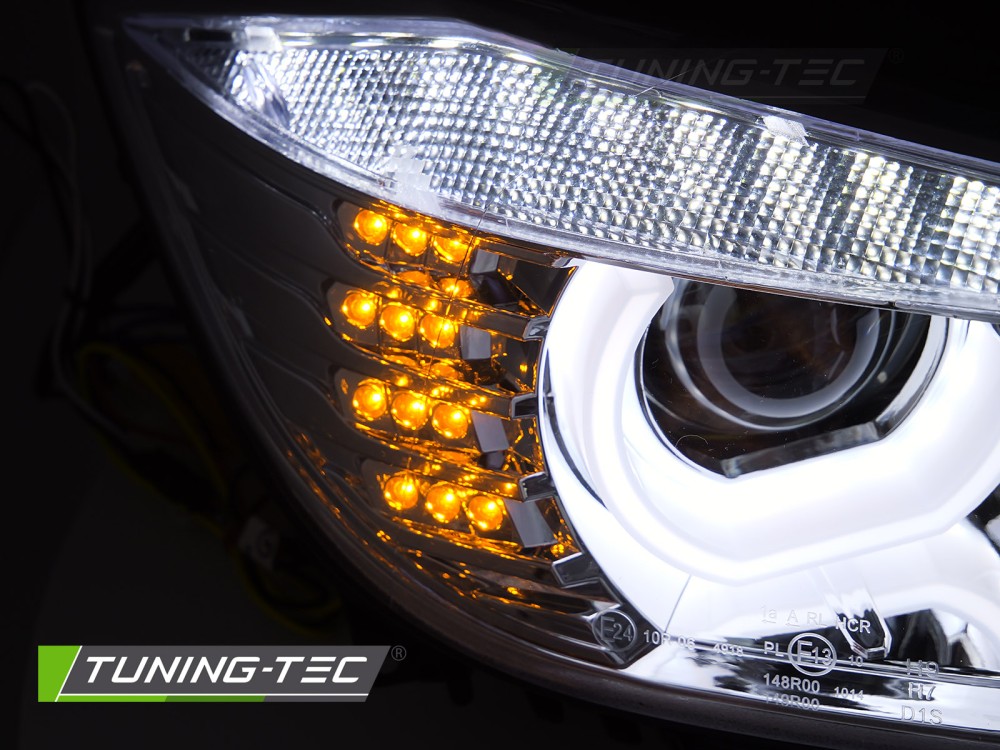 Xenon Scheinwerfer DRL LED Tagfahrlicht für BMW 3er F30 F31 Bj. 11-15 Chrom