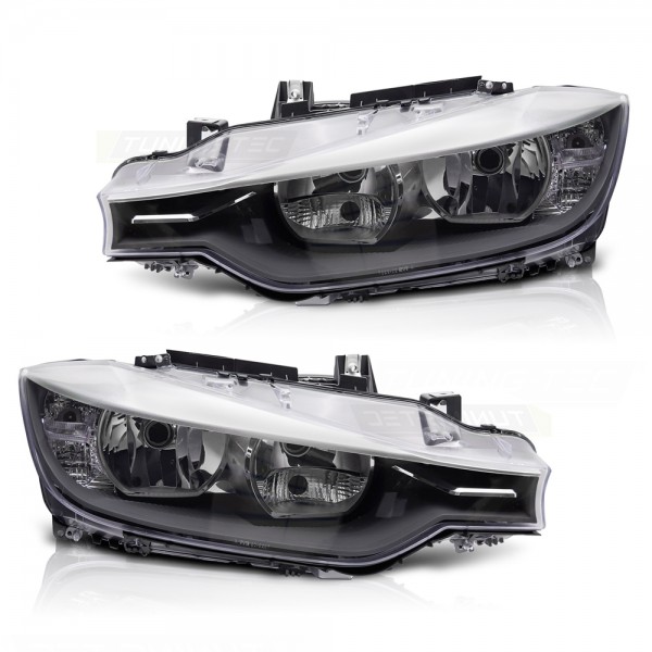 Scheinwerfer Halogen Set für 3er BMW F30 F31 Bj. 11-15 Stellmotor DRL H7