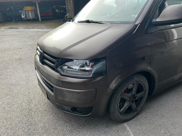 Voll LED Scheinwerfer Tagfahrlicht für VW T5 GP Facelift Bj. 10-15 Schwarz mit dynamischem LED Blink