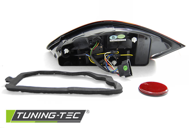 Voll LED Lightbar Rückleuchten für Porsche Boxster 987 + Cayman Bj. 04-09 Schwarz