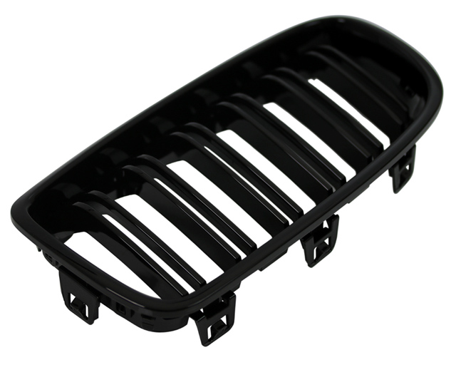 Nieren Kühlergrill Frontgrill für 3er für BMW F30 F31 Schwarz Klavierlack Doppelsteg