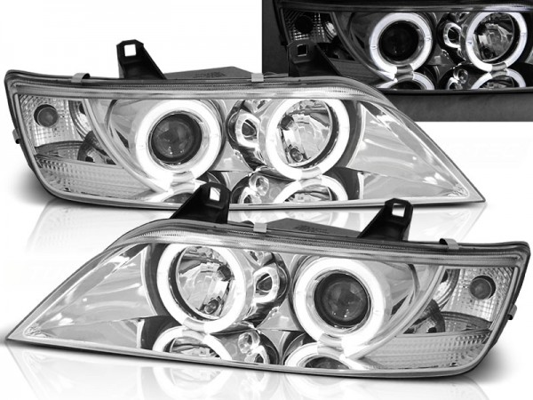 Scheinwerfer Angel Eyes für BMW Z3 Bj. 96-02 Chrom
