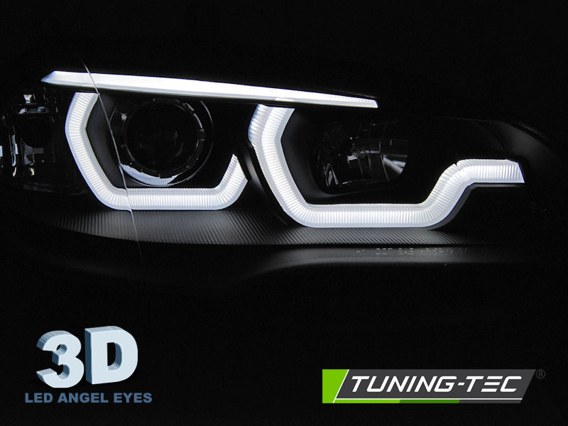 DRL Scheinwerfer 3D LED Angel Eyes für BMW X5 E70 Bj. 07-13