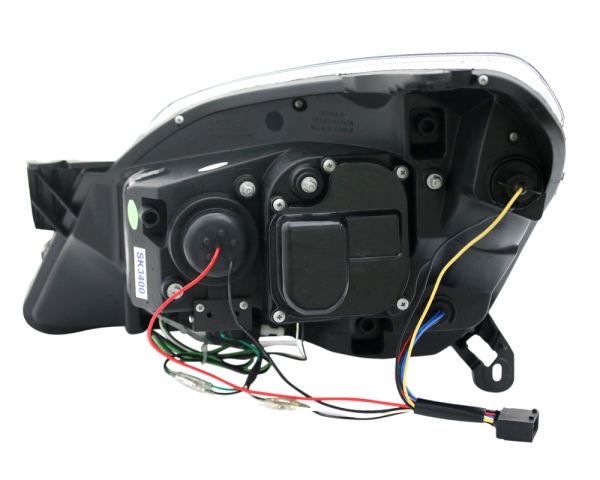 Scheinwerfer LED Tagfahrlicht Optik für Opel Astra H Bj. 04-09 Schwarz