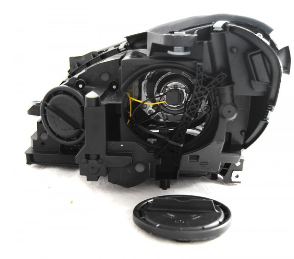 Scheinwerfer LED Tagfahrlicht Optik für Mercedes C-Klasse W204 Bj. 11-15 Chrom