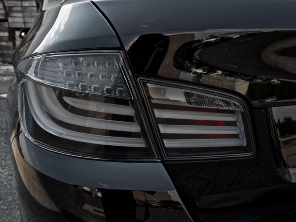 LED Lightbar Rückleuchten für BMW F10 Bj. 10-13 Smoke LED Blinker