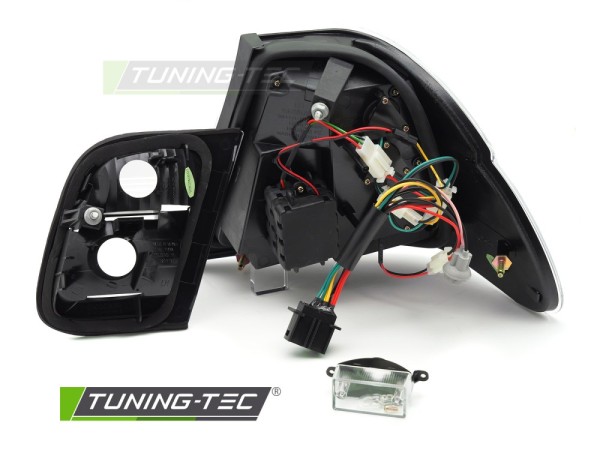 LED Lightbar Rückleuchten für BMW E46 Limo Bj. 01-05 Rot/Smoke