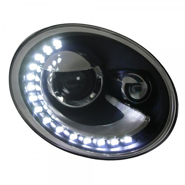 Scheinwerfer DRL LED Tagfahrlicht für VW Beetle 5C Bj. 11-19 Schwarz
