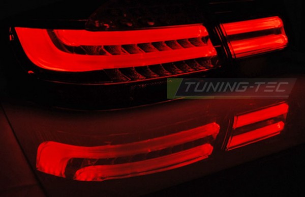 LED Lightbar Rückleuchten für BMW E92 Coupe Bj. 06-10 Rot/Chrom LCI Optik