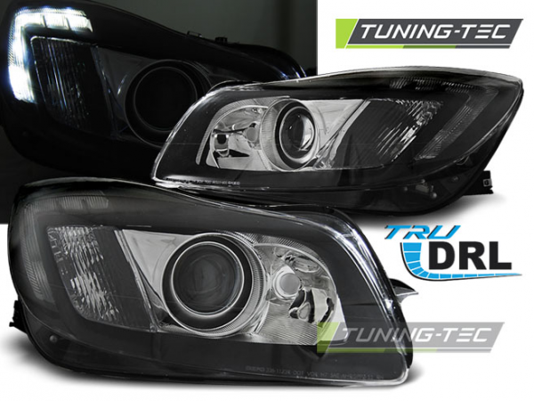 Scheinwerfer DRL LED Tagfahrlicht für Opel Insignia Bj. 08-12 Schwarz