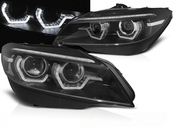 Xenon Scheinwerfer DRL LED Tagfahrlicht für BMW Z4 E89 Bj. 09-13 Schwarz AFS