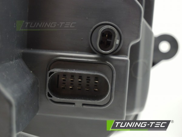 Voll LED Scheinwerfer Tagfahrlicht für VW T6 Bj. 15-19 Schwarz mit LED Blinker