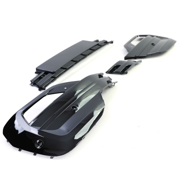 Stoßstange Gitter Blenden Set für VW T6.1 Bj. 19-24 Schwarz Glanz für 6 PDC