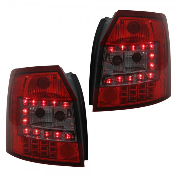 LED Rückleuchten für Audi A4 B6 (8E) Avant Bj. 00-04 Rot/Smoke