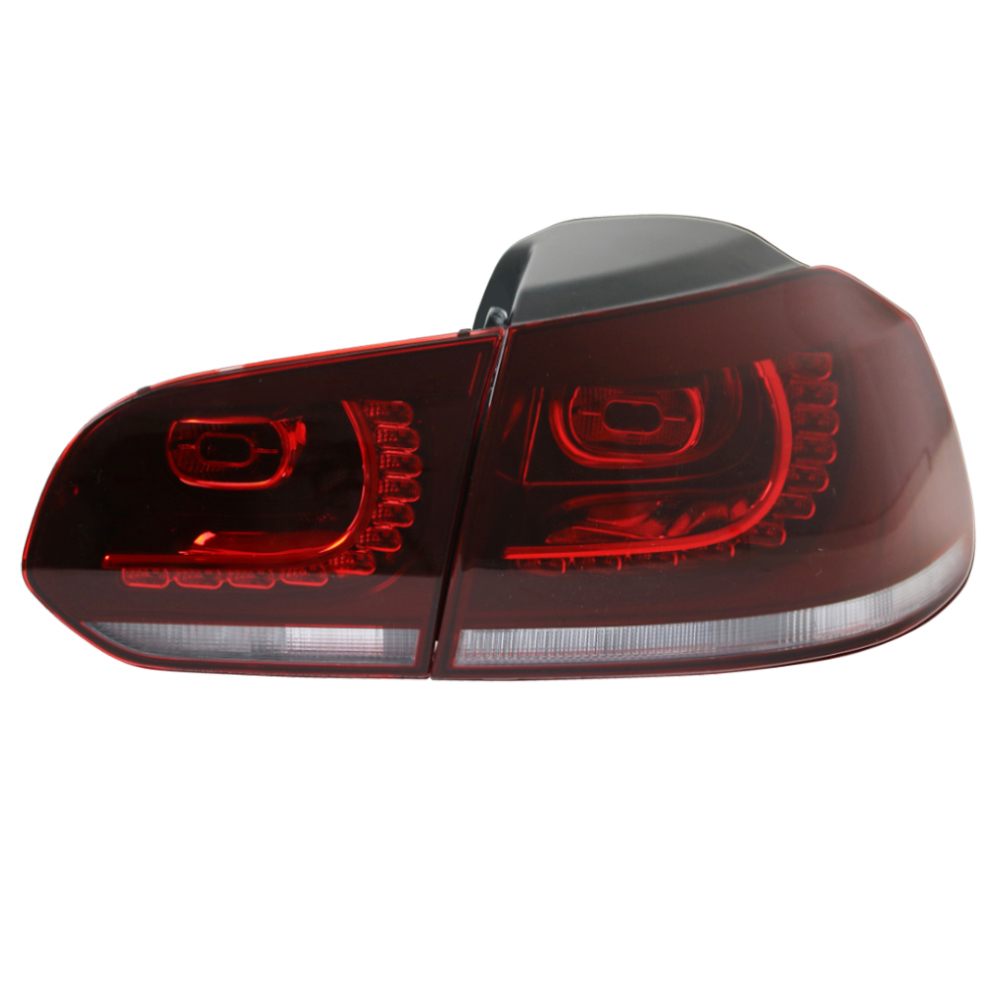 LED Rückleuchten für VW Golf 6 (VI) Bj. 08-12 Rot/Chrom, Golf 6, VW, LED  Rückleuchten, Rückleuchten