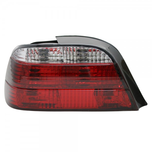 Rückleuchten Klarglas für BMW E38 Bj. 1994-2001 Rot/Chrom