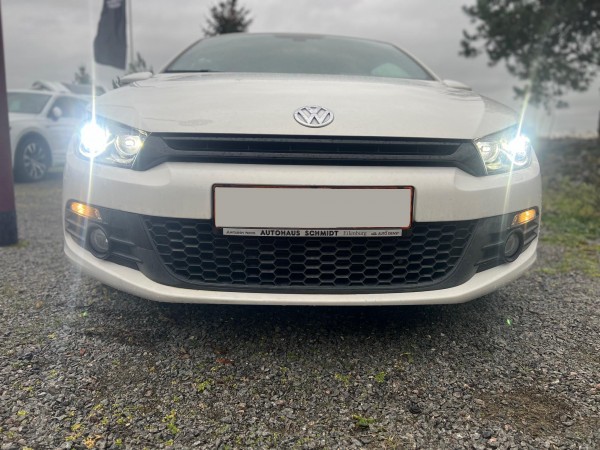 Voll LED Scheinwerfer Tagfahrlicht für VW Scirocco 3 Bj. 08-14 Schwarz Chrom