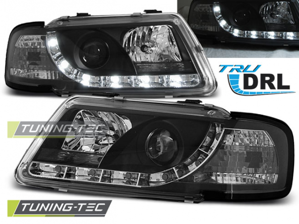 Scheinwerfer DRL LED Tagfahrlicht für Audi A3 8L Bj. 96-00 Schwarz