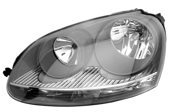 Scheinwerfer Halogen Set für VW Golf 5 + GTI Jetta 3 Bj. 03-09 Grau Motor H7
