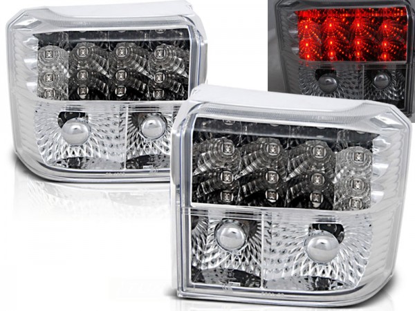 LED Rückleuchten für VW T4 Bus Bj. 90-03 Chrom