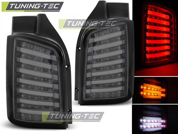 LED Lightbar Rückleuchten für VW T5 / T5 GP Bj. 03-15 Smoke (Heckklappe)