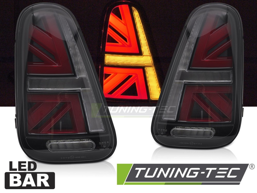 LED Rückleuchten für Mini Cooper R50 R52 R53 Bj. 01-06 Smoke Union Jack Design